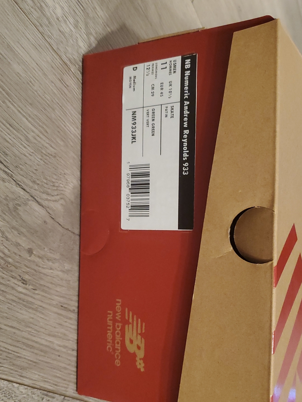 New Balance Numeric Andrew Reynolds 933 Mens 11 Olive Pro Model Skate Shoes NEW - Picture 2 of 8